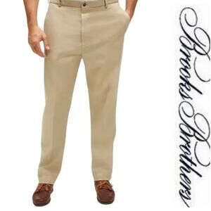 Brooks Brothers Advantage Chino Hudson Tan Men's 38x30